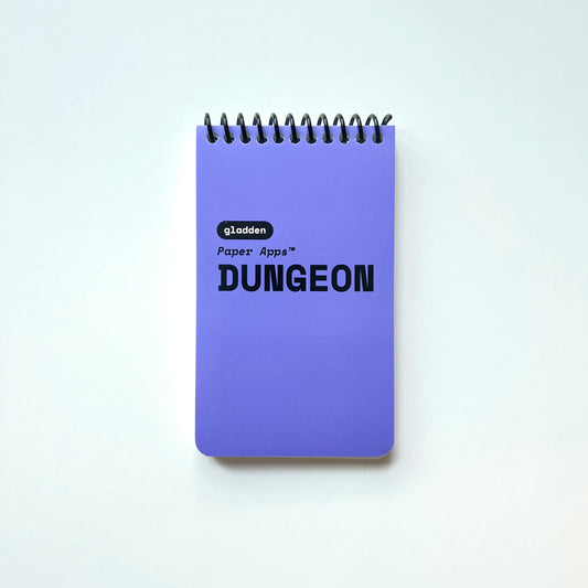 Paper Apps™ DUNGEON (Physical Notebook)