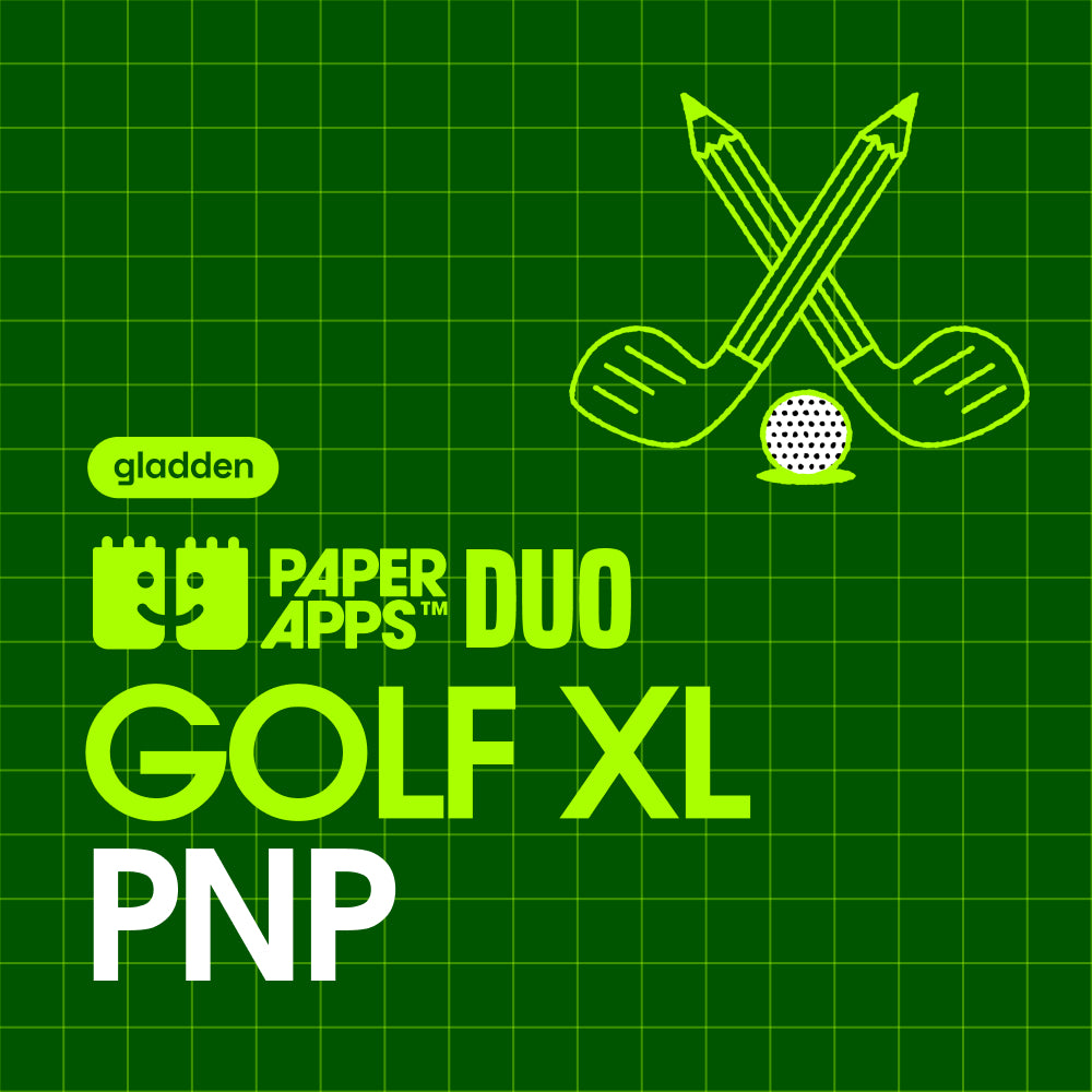Paper Apps™ GOLF DUO XL PNP - Printable PDF
