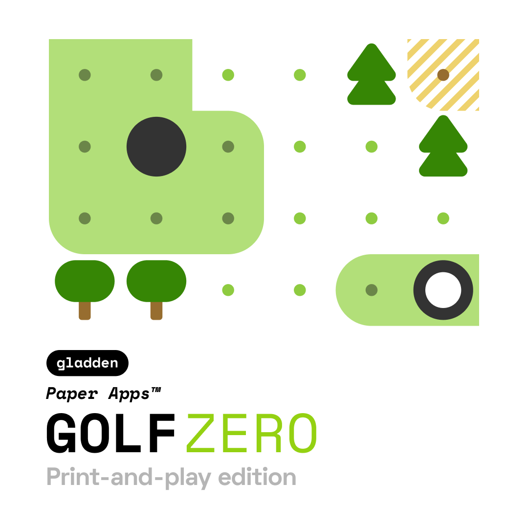 Paper Apps™ GOLF ZERO (PDF Version)