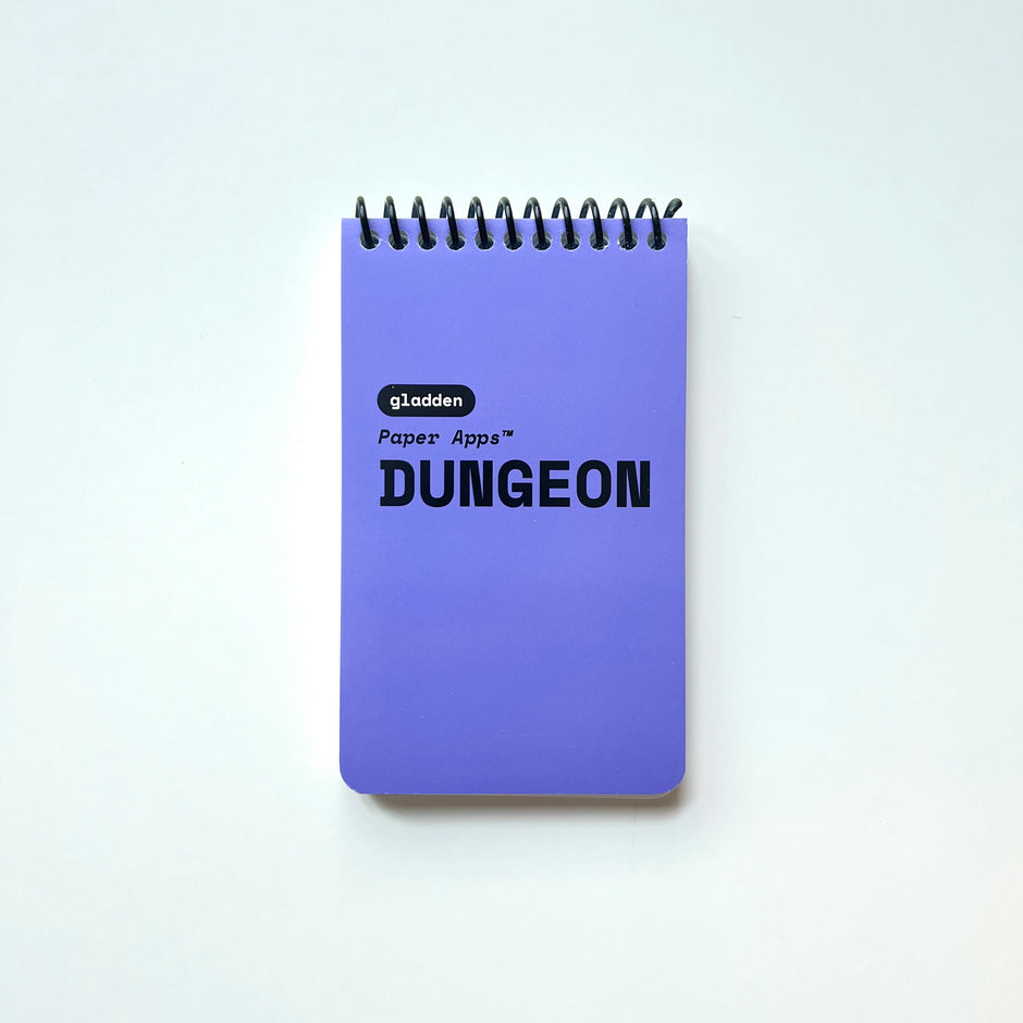 Paper Apps™ DUNGEON (Physical Notebook) – Gladden Design