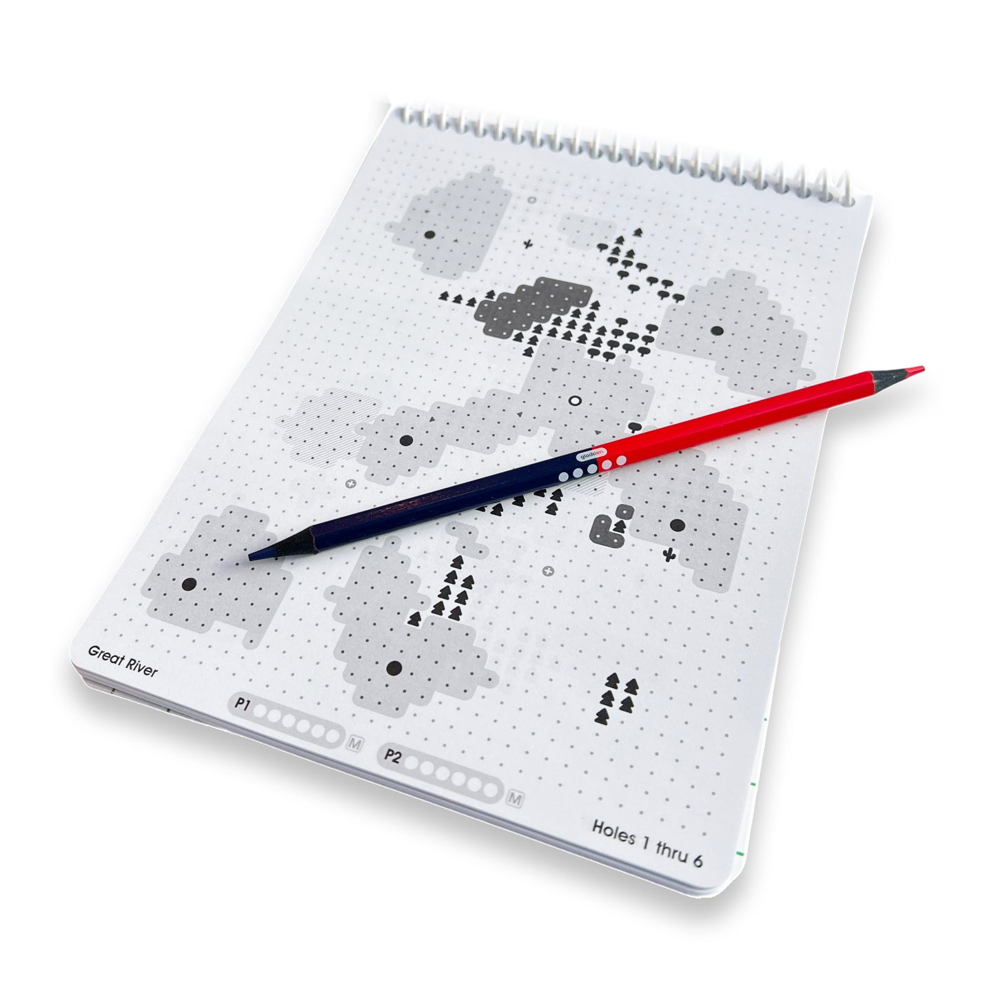 Paper Apps™ DUO GOLF XL - Two-Player Notebook Game