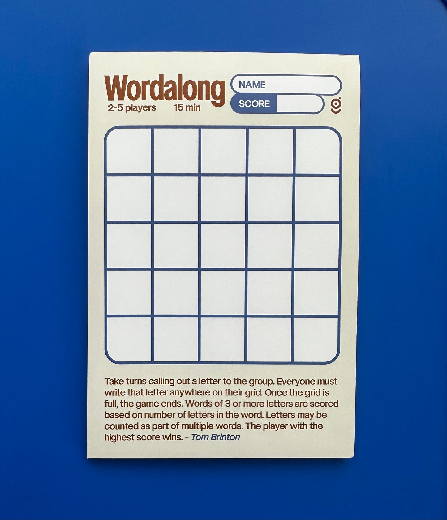 Wordalong - Physical Notepad